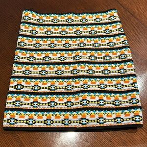 Pleasure Doing Business multicolor  bandage stretchy mini skirt size S